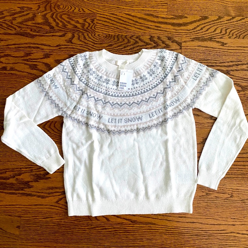 Winter “Let it Snow” Sweater
